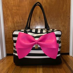 Betsey Johnson Bow Weekender Duffle